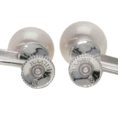 MIKIMOTO Pearl Pearl Earring Silver Ladies [Used]