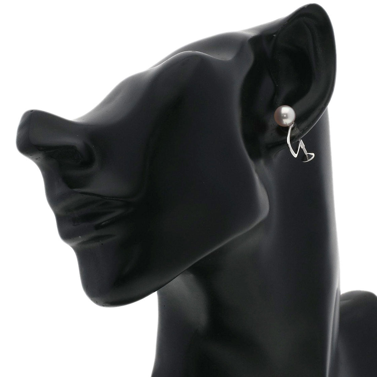 MIKIMOTO Pearl Pearl Earring Silver Ladies [Used]