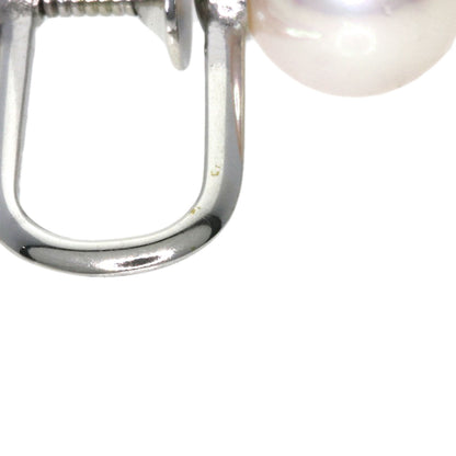 MIKIMOTO Pearl Pearl Earring Silver Ladies [Used]