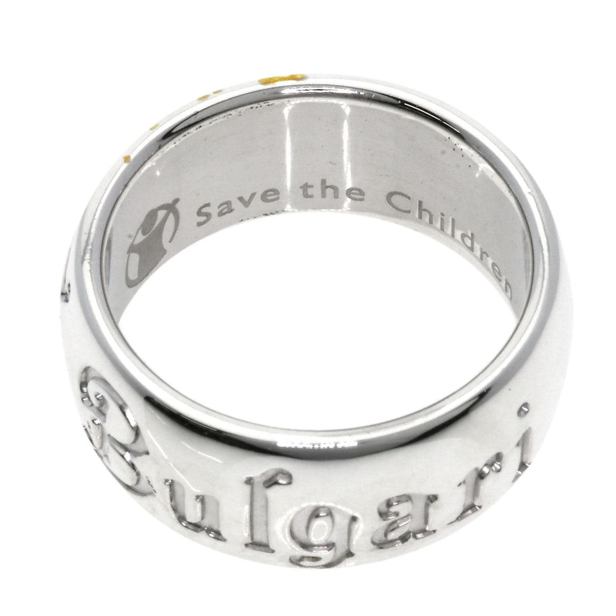 BVLGARI   Save the children Ring  Silver Ladies [Used]