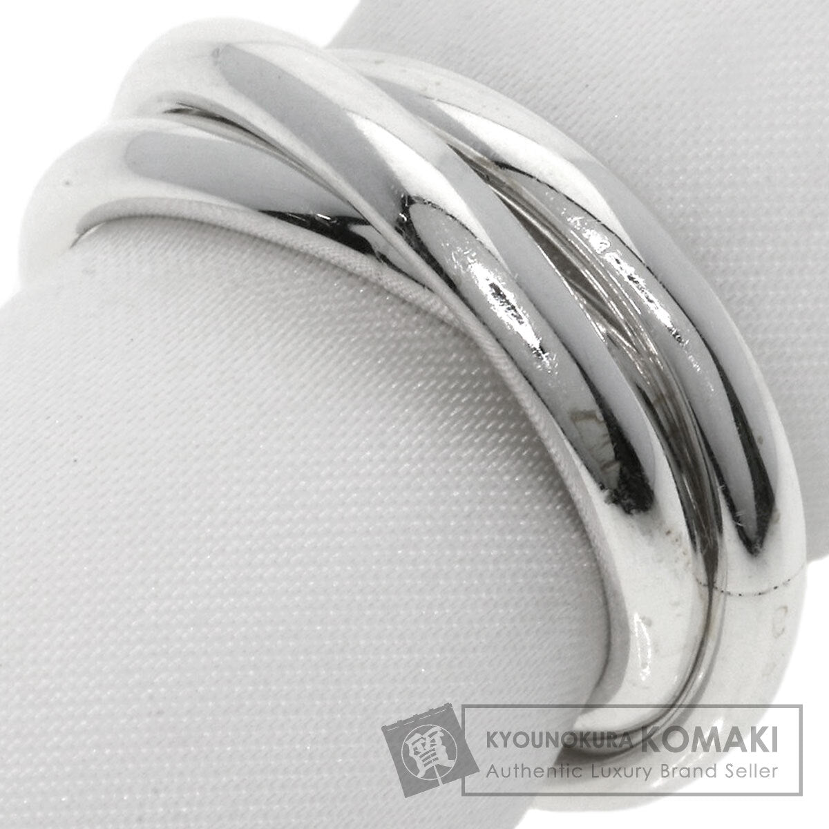 TIFFANY&Co. Trinity 3 stations Ring Silver Ladies [Used]