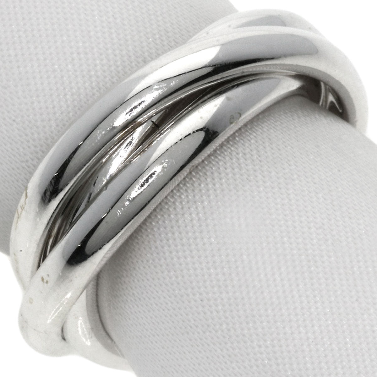 TIFFANY&Co. Trinity 3 stations Ring Silver Ladies [Used]
