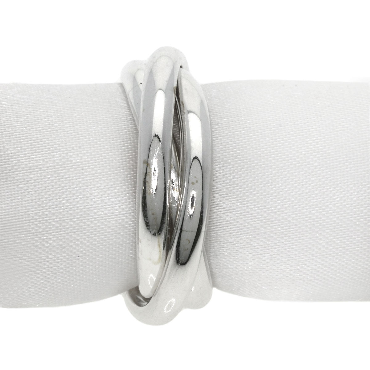 TIFFANY&Co. Trinity 3 stations Ring Silver Ladies [Used]