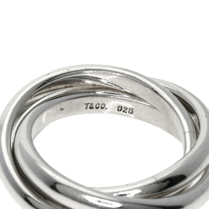 TIFFANY&Co. Trinity 3 stations Ring Silver Ladies [Used]