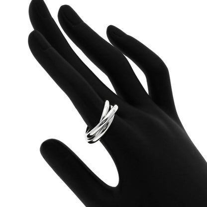 TIFFANY&Co. Trinity 3 stations Ring Silver Ladies [Used]