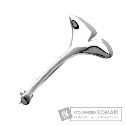 TIFFANY&Co. Ginkgo motif Brooch Silver Ladies [Used]