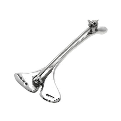 TIFFANY&Co. Ginkgo motif Brooch Silver Ladies [Used]