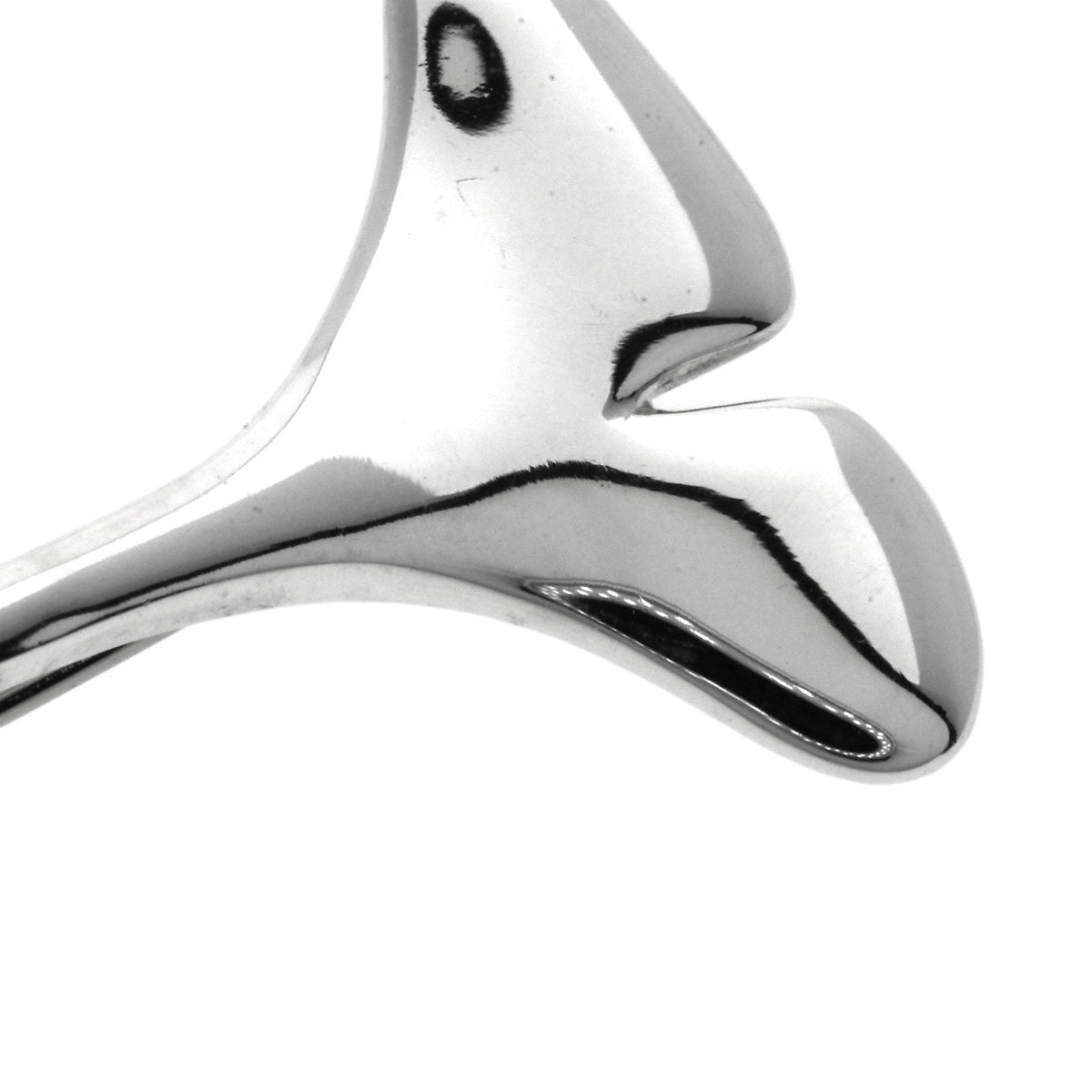 TIFFANY&Co. Ginkgo motif Brooch Silver Ladies [Used]