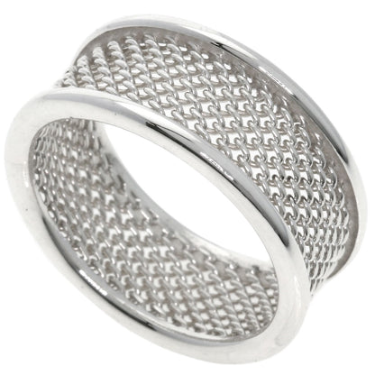 TIFFANY&Co. Somerset mesh Ring Silver Ladies [Used]