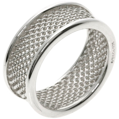 TIFFANY&Co. Somerset mesh Ring Silver Ladies [Used]