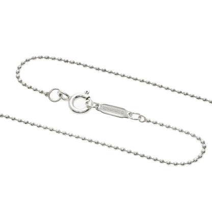 TIFFANY&Co. Heart Key 1P Diamond Necklace Silver Ladies [Used]