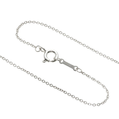 TIFFANY&Co. Double Loving Heart 1P Diamond Necklace Silver Ladies [Used]