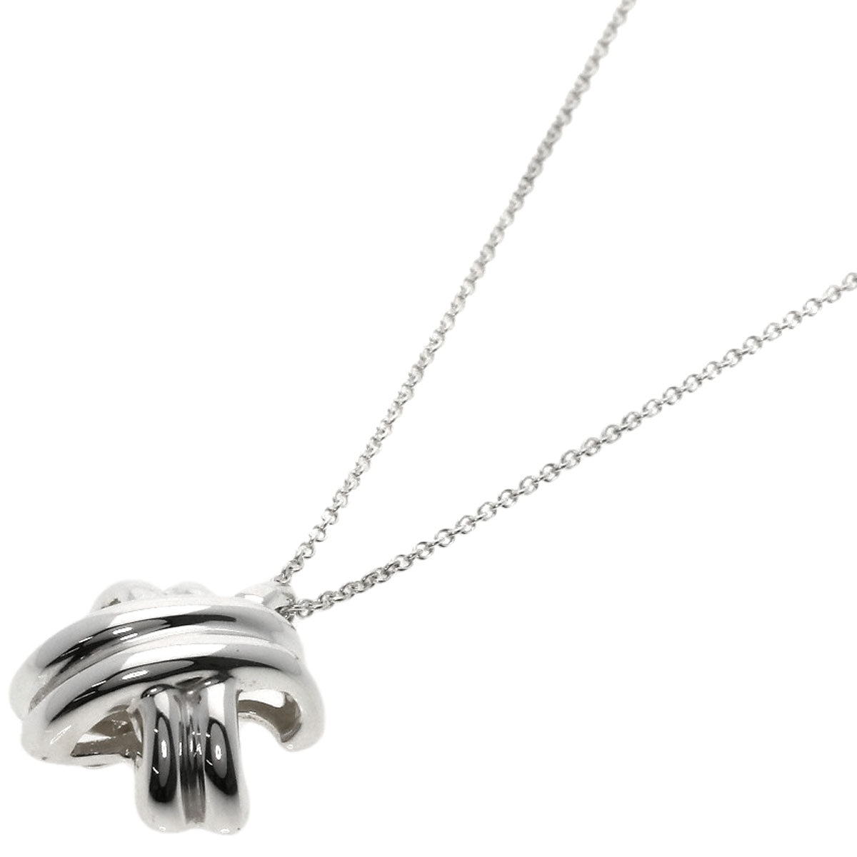 TIFFANY&Co. Signature Necklace Silver Ladies [Used]