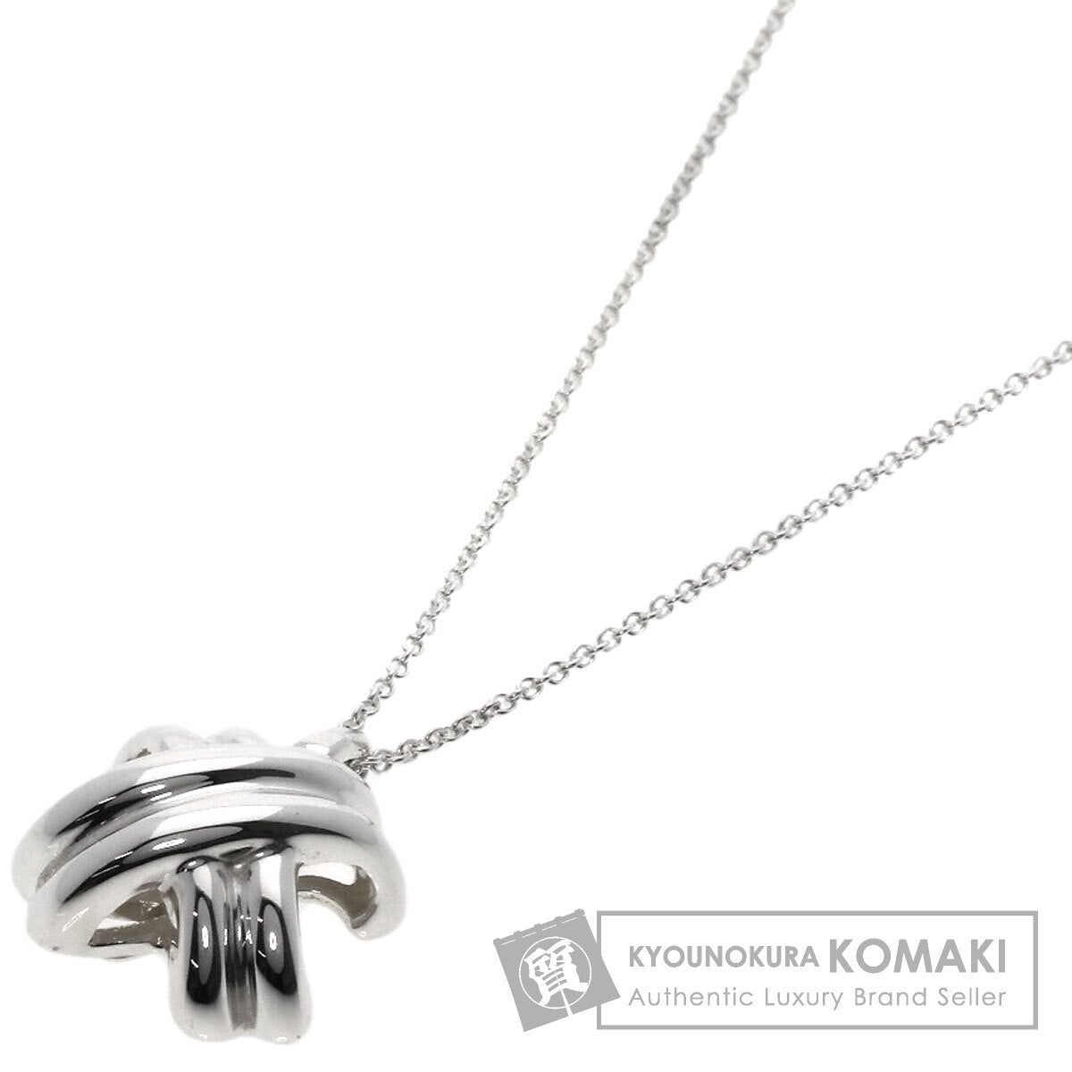 TIFFANY&Co. Signature Necklace Silver Ladies [Used]