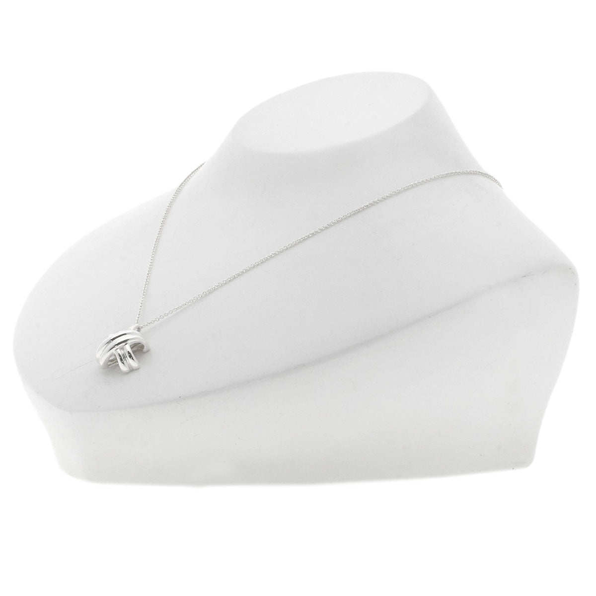 TIFFANY&Co. Signature Necklace Silver Ladies [Used]