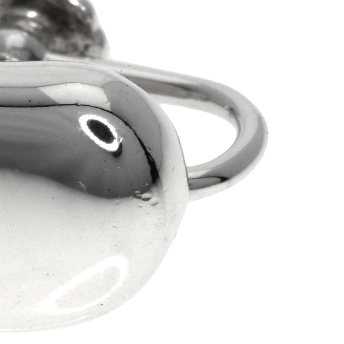 TIFFANY&Co. Bean Earring Silver Ladies [Used]