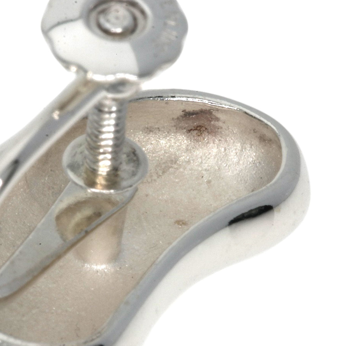 TIFFANY&Co. Bean Earring Silver Ladies [Used]