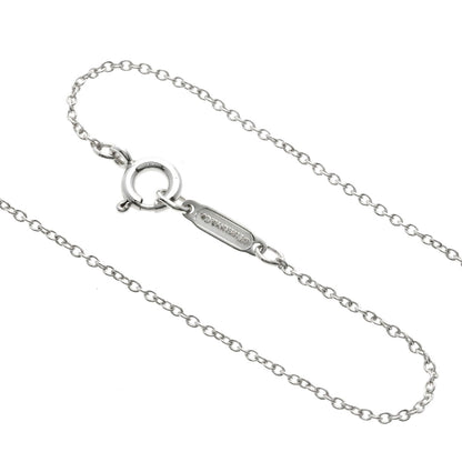 TIFFANY&Co.   Bow ribbon Necklace  Silver Ladies [Used]