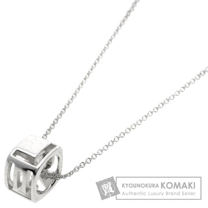 TIFFANY&Co. Ella LOVE Square Necklace Silver Ladies [Used]