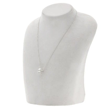 TIFFANY&Co. Ella LOVE Square Necklace Silver Ladies [Used]