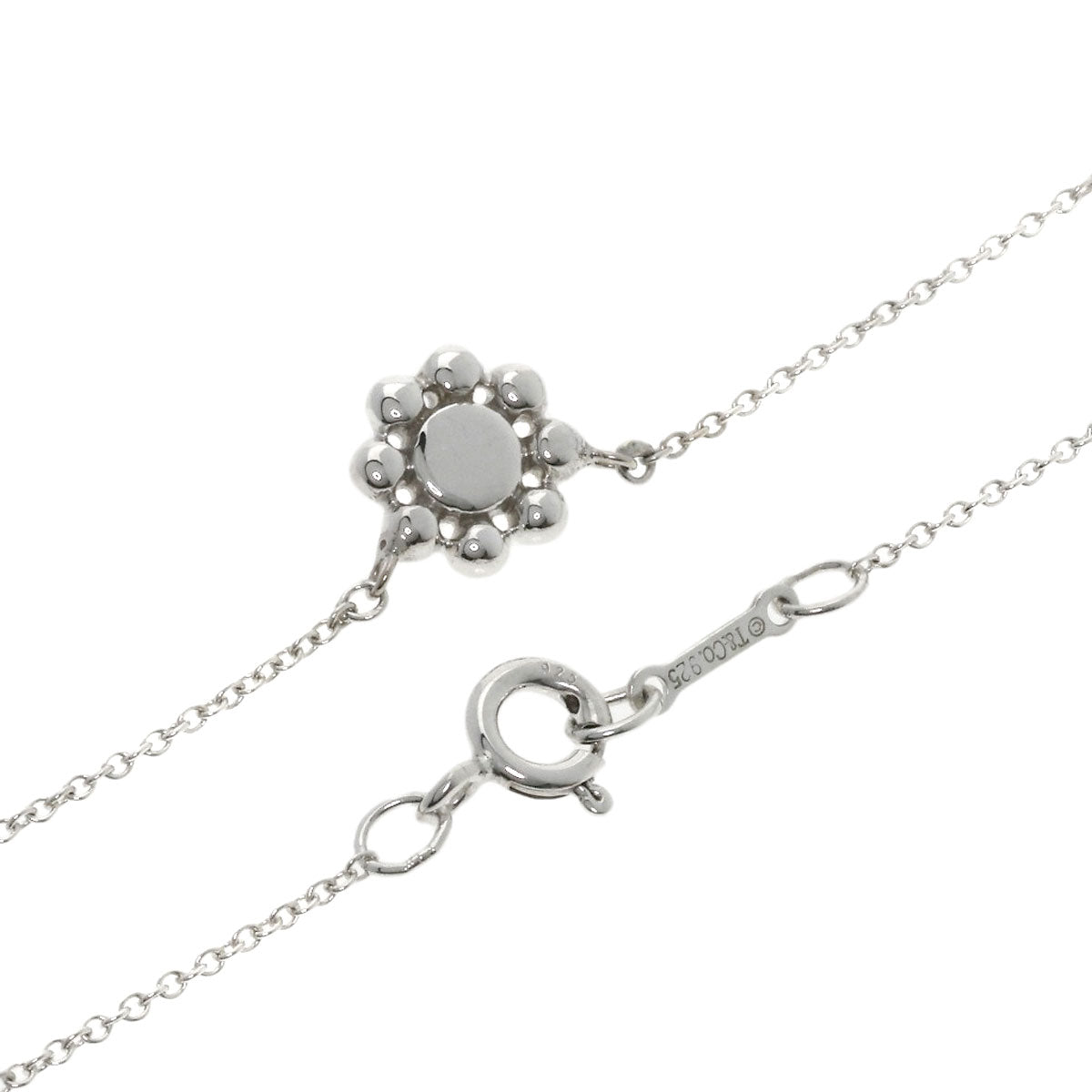 TIFFANY&Co. Jolly Beads Flower Paloma Picasso Necklace Silver Ladies [Used]