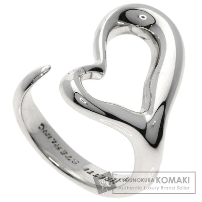 TIFFANY&Co. Open heart Ring Silver Ladies [Used]
