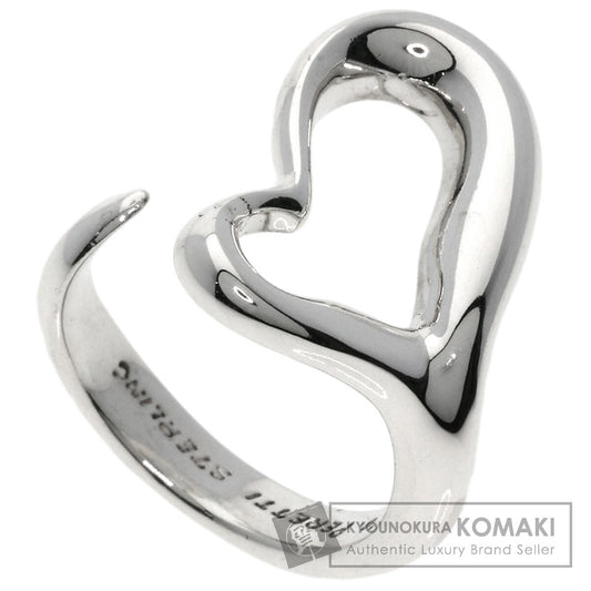 TIFFANY&Co. Open heart Ring Silver Ladies [Used]