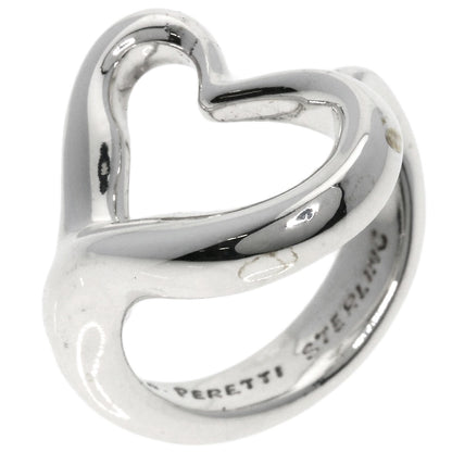 TIFFANY&Co. Open heart Ring Silver Ladies [Used]