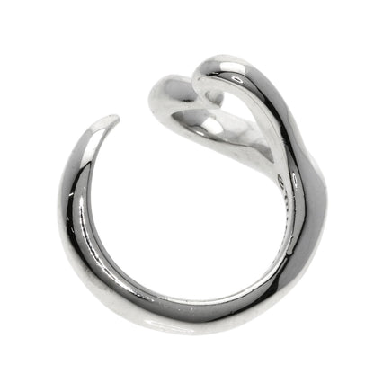 TIFFANY&Co. Open heart Ring Silver Ladies [Used]
