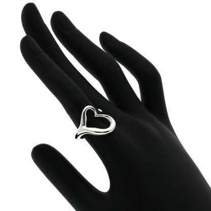 TIFFANY&Co. Open heart Ring Silver Ladies [Used]