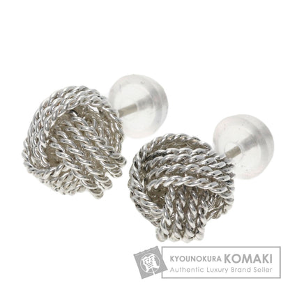 TIFFANY&Co. Somerset Mesh Ball earring Silver Ladies [Used]