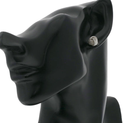 TIFFANY&Co. Somerset Mesh Ball earring Silver Ladies [Used]