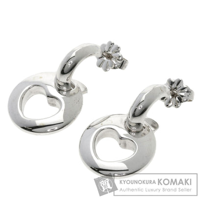 TIFFANY&Co. heart earring Silver Ladies [Used]