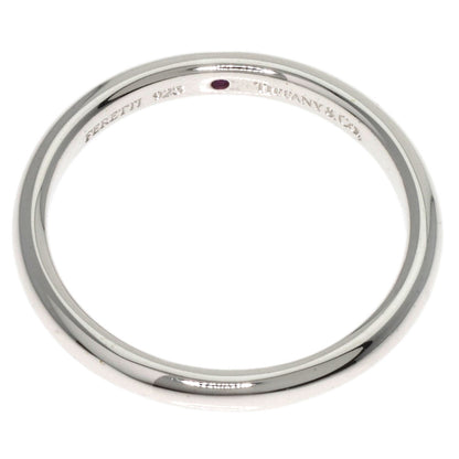 TIFFANY&Co.   Stacking band Ruby Ring  Silver Ladies [Used]