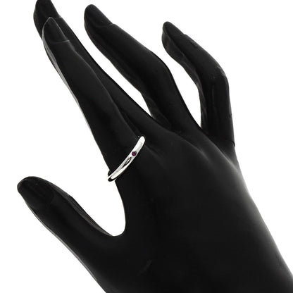 TIFFANY&Co.   Stacking band Ruby Ring  Silver Ladies [Used]