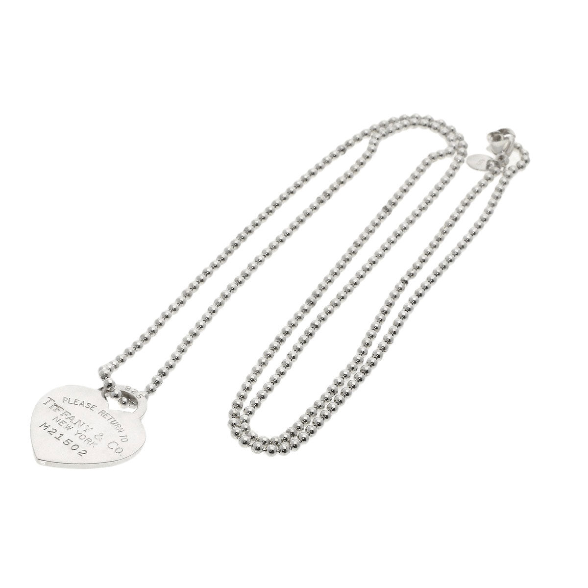 TIFFANY&Co.   return to heart long Necklace  Silver Ladies [Used]