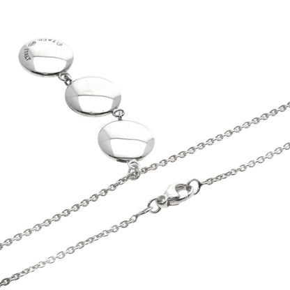 TIFFANY&Co. Triple Circle Necklace Silver Ladies [Used]