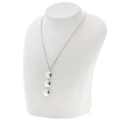 TIFFANY&Co. Triple Circle Necklace Silver Ladies [Used]