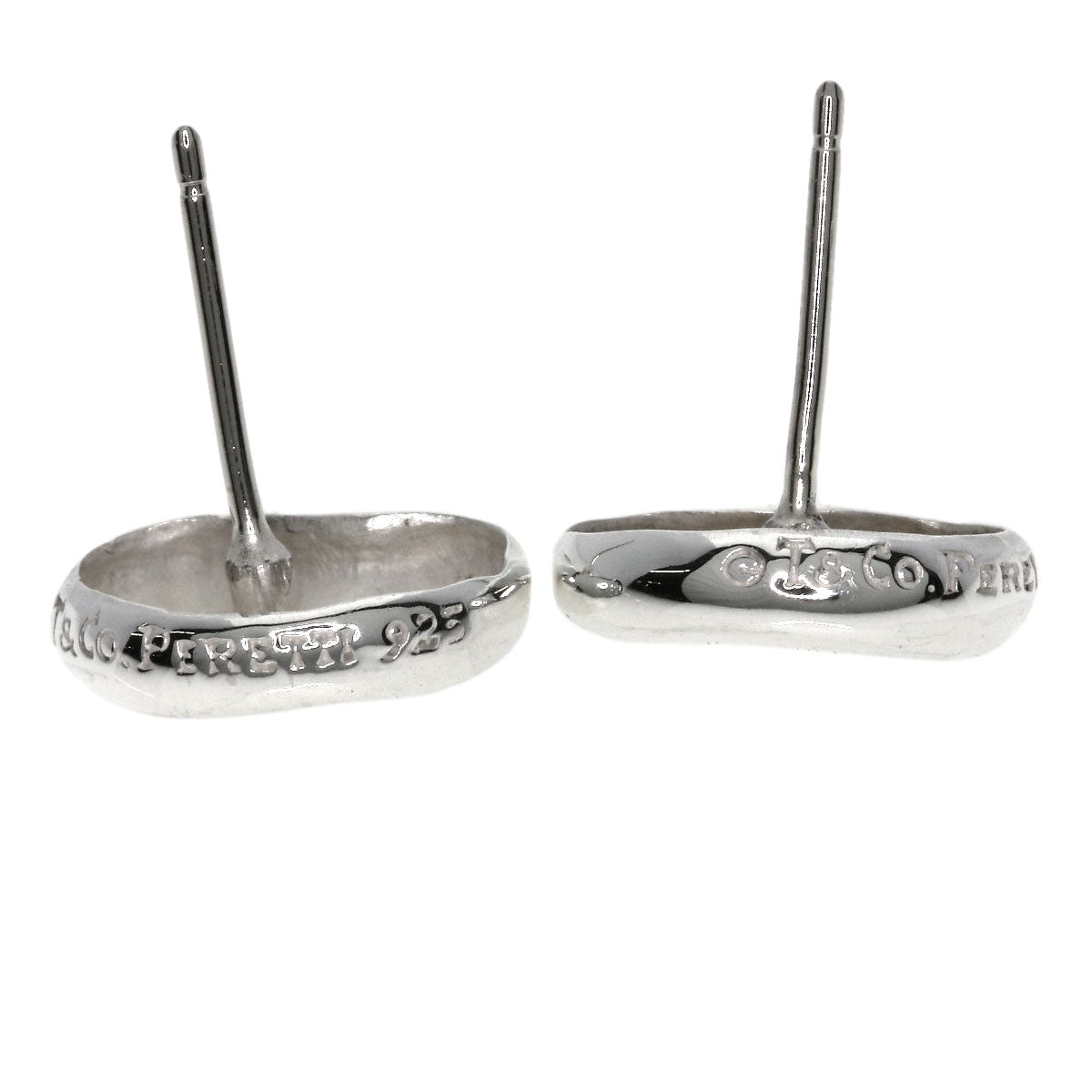 TIFFANY&Co. Bean earring Silver Ladies [Used]