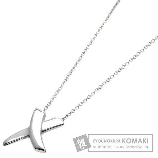 TIFFANY&Co. kiss Necklace Silver Ladies [Used]