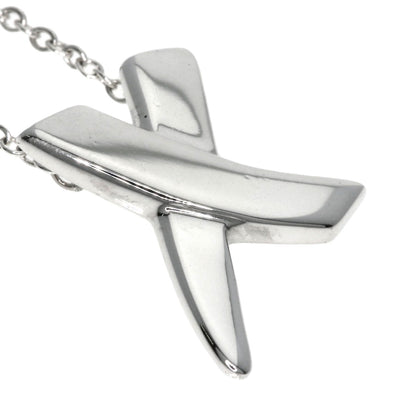 TIFFANY&Co. kiss Necklace Silver Ladies [Used]