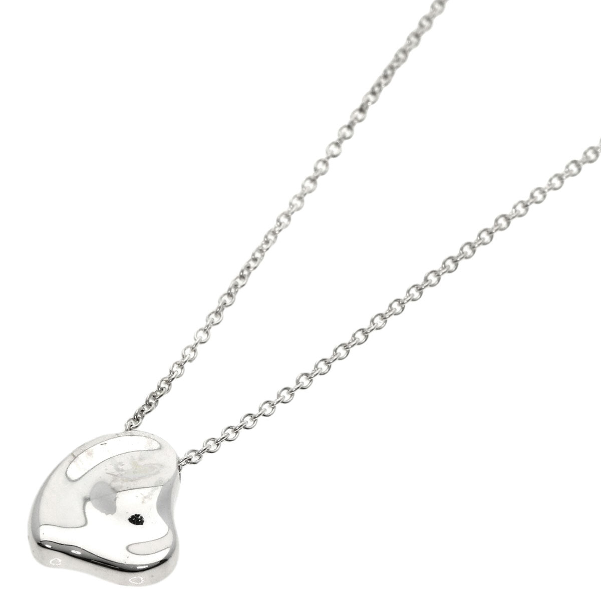 TIFFANY&Co. Full heart Necklace Silver Ladies [Used]