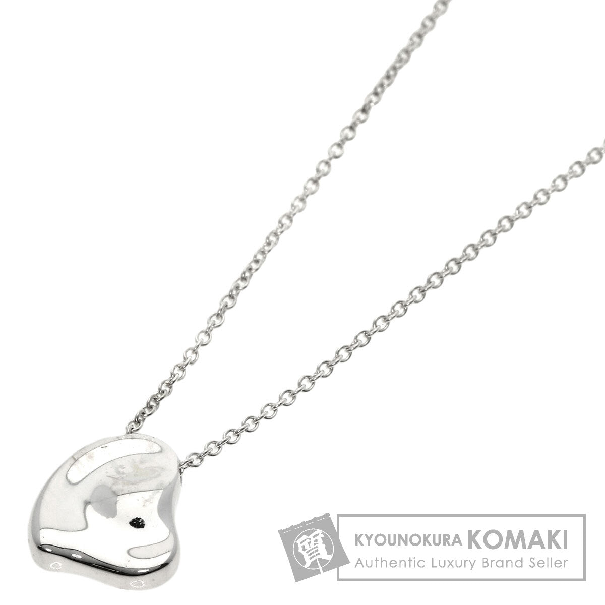 TIFFANY&Co. Full heart Necklace Silver Ladies [Used]
