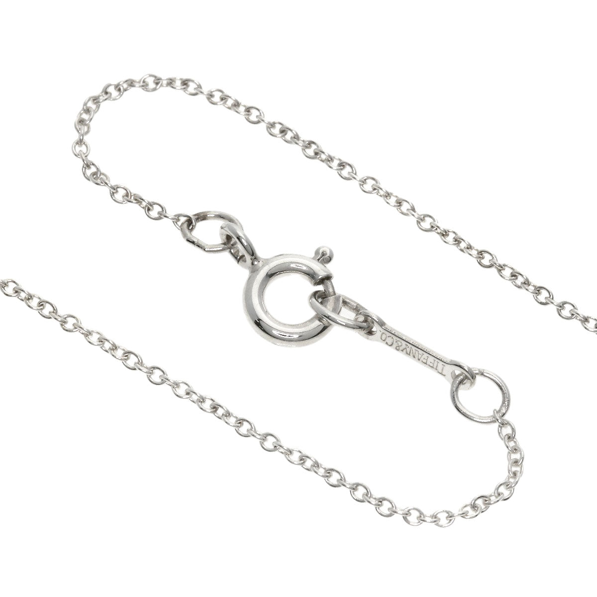 TIFFANY&Co. Full heart Necklace Silver Ladies [Used]