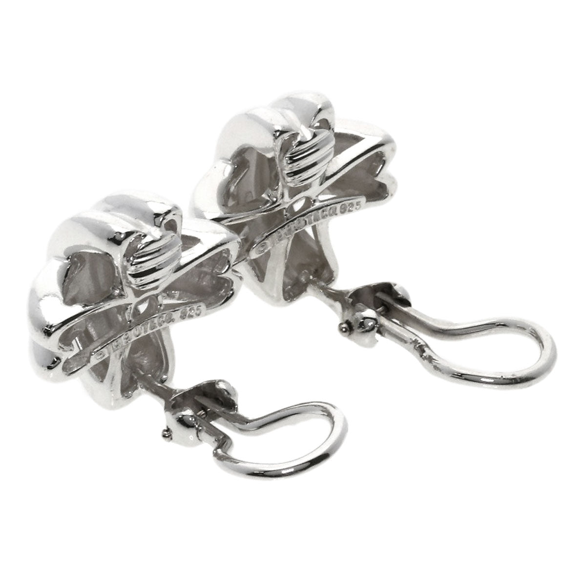 TIFFANY&Co. Signature Earring Silver Ladies [Used]