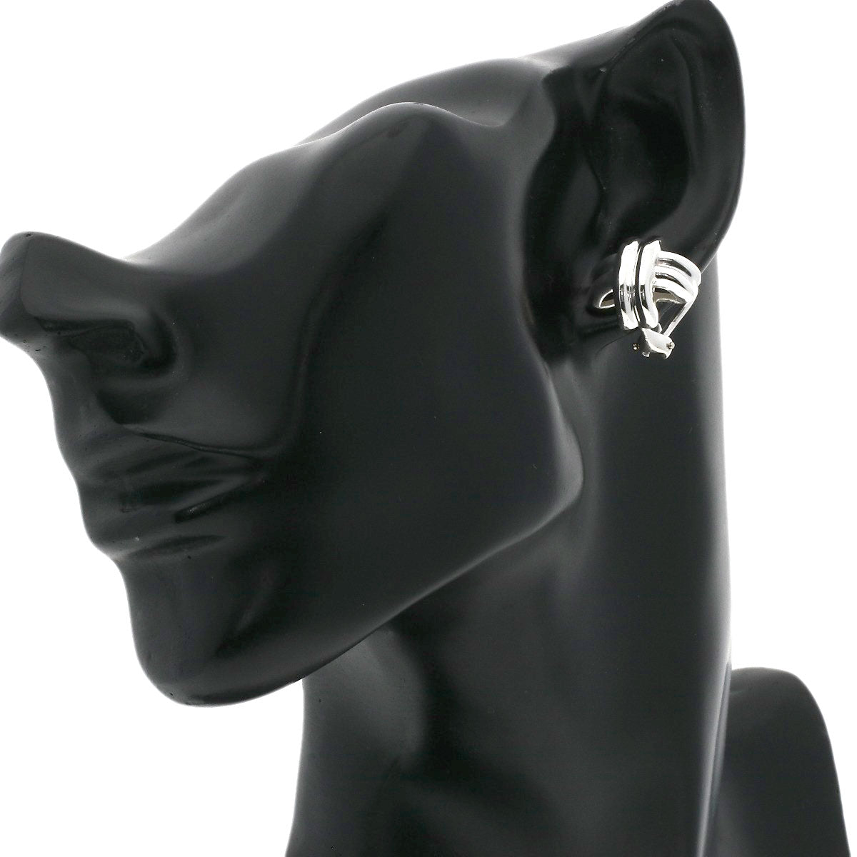 TIFFANY&Co. Signature Earring Silver Ladies [Used]