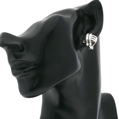 TIFFANY&Co. Signature Earring Silver Ladies [Used]