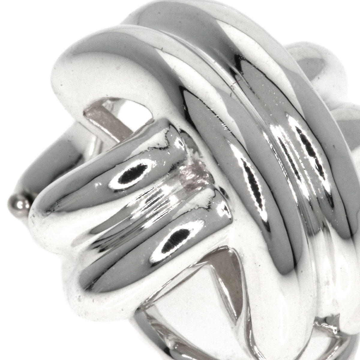 TIFFANY&Co. Signature Earring Silver Ladies [Used]