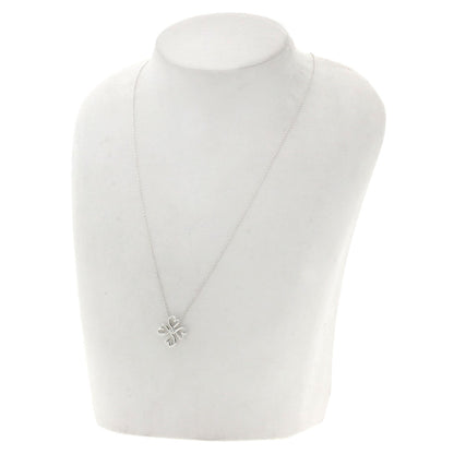 TIFFANY&Co.   Loving Heart Clover 1P Diamond Necklace  Silver Ladies [Used]