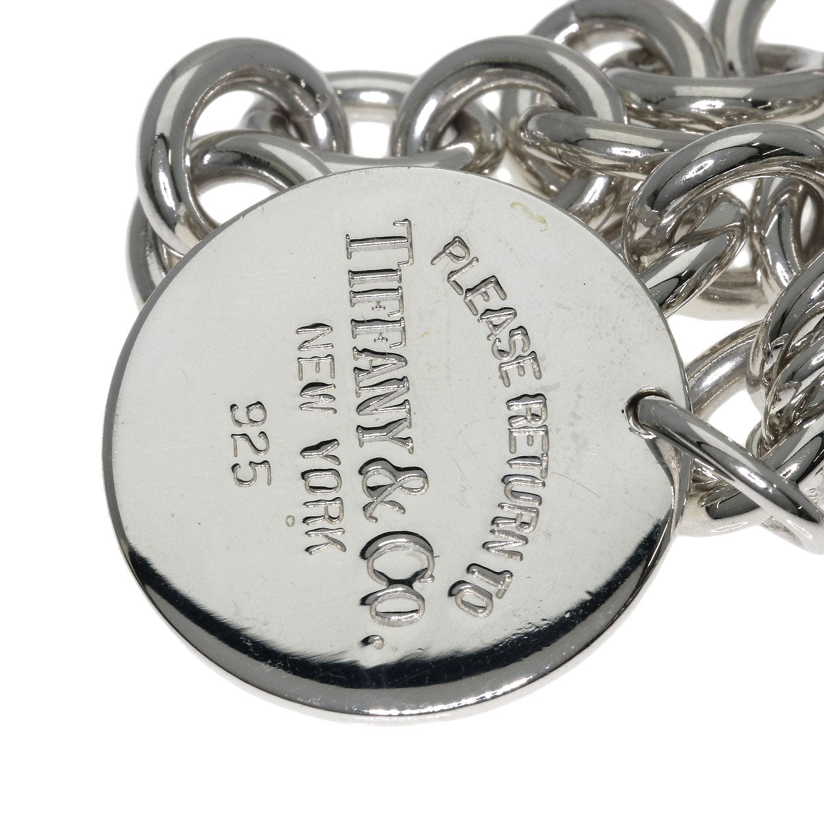 TIFFANY&Co. Return to oval tag Bracelet Silver Ladies [Used]
